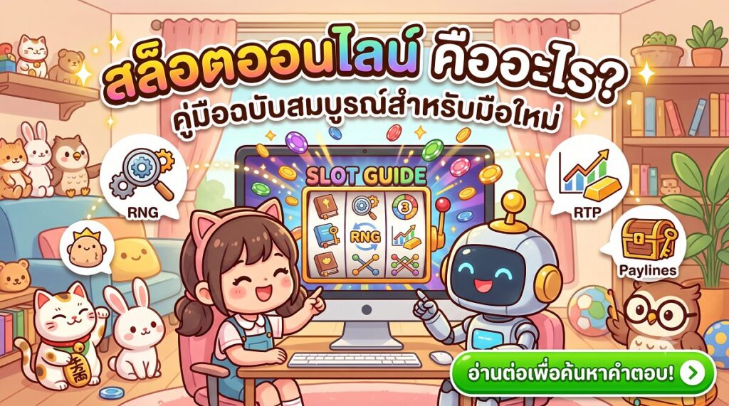 สล็อตออนไลน์ คืออะไร คู่มือฉบับสมบูรณ์สำหรับมือใหม่