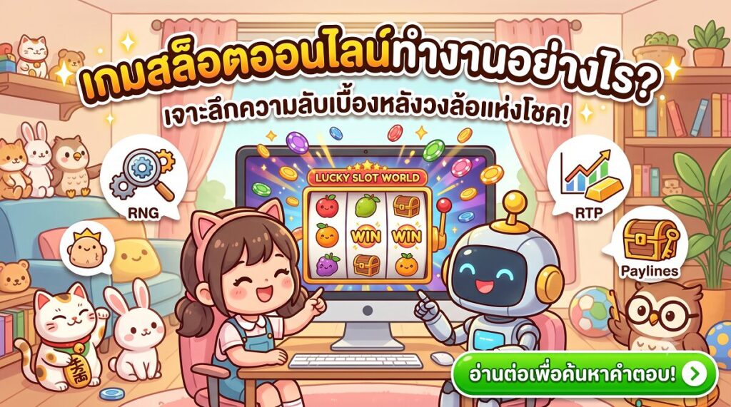 เกมสล็อตออนไลน์ทำงานอย่างไร ถอดรหัสระบบหลังบ้านและ RNG