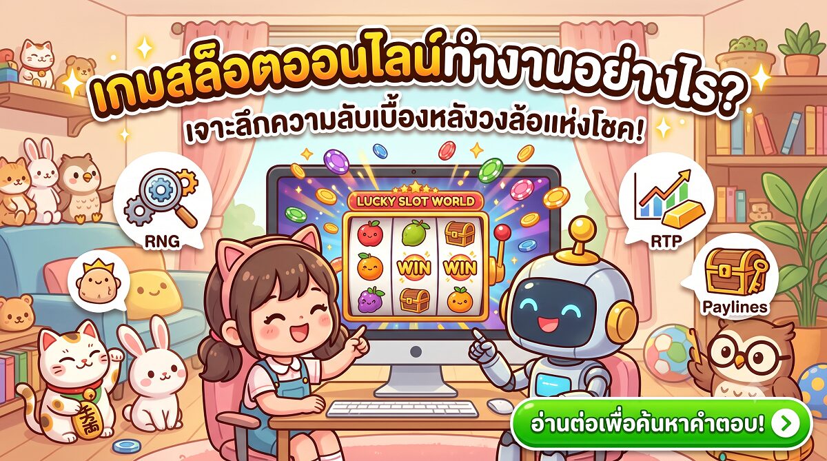 เกมสล็อตออนไลน์ทำงานอย่างไร ถอดรหัสระบบหลังบ้านและ RNG